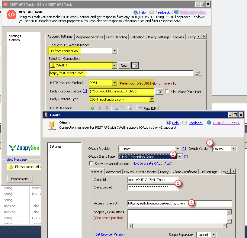Calling API in SSIS using OAuth 2.0 - Client Credentials Grant Type