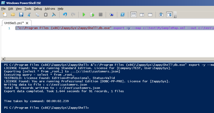 powershell convert xml to json